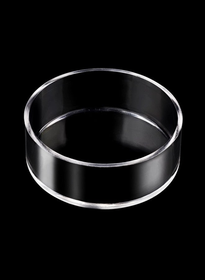 Dannisly Aquarium Shrimp Feeder Dish Round Clear Fish Tank Feeding Dish Bowls (85mm) - Image 1